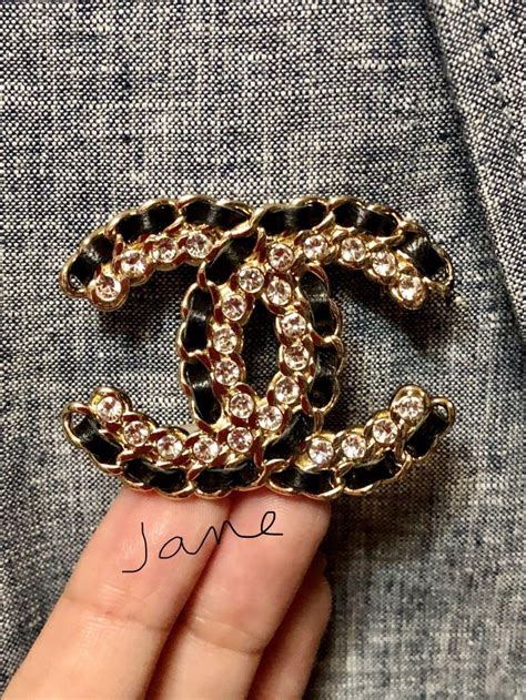 large fake chanel brooch|chanel brooches etsy.